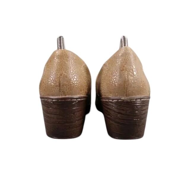 Born Concept Shoes Women 8.5 Clogs Peggy Pebble Boc Slip On Brown Classic Casual - Picture 11 of 13